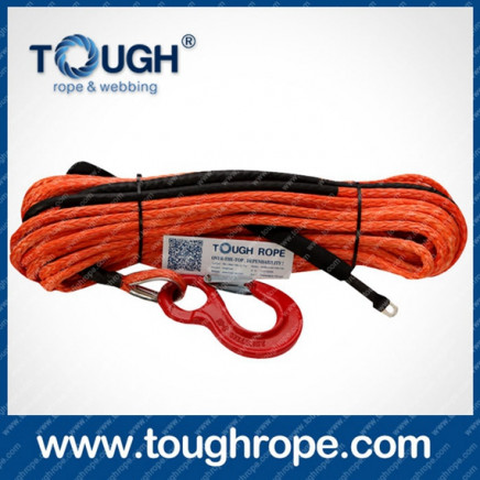 Tr-03 Gasoline Powered Winch Dyneema Synthetic 4X4 Winch Rope with Hook Thimble Sleeve Packed as Full Set
