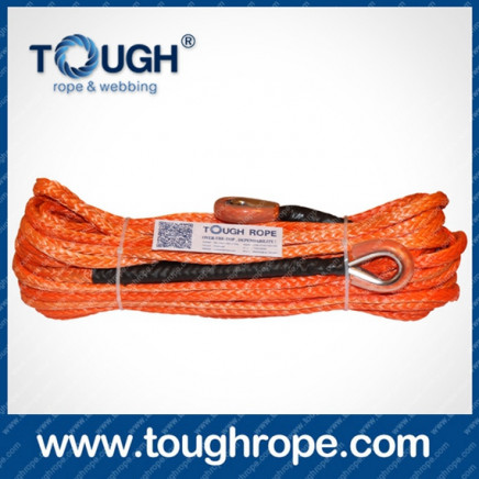 Tr-06 Truck Hydraulic Winch Dyneema Synthetic 4X4 Winch Rope with Hook Thimble Sleeve Packed as Full Set