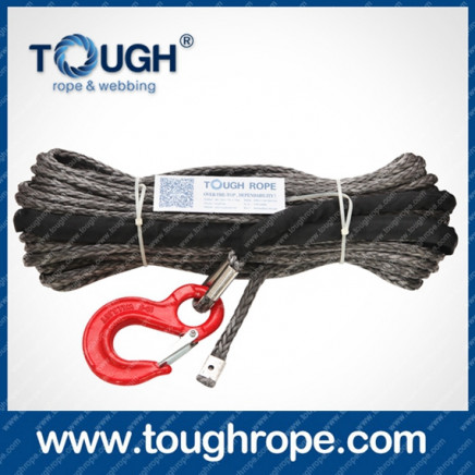 Tr-08 Manual Hand Winch Dyneema Synthetic 4X4 Winch Rope with Hook Thimble Sleeve Packed as Full Set