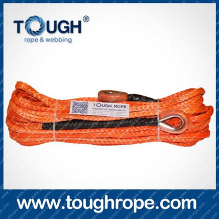 Tr-09 Gasoline Powered Winch Dyneema Synthetic 4X4 Winch Rope with Hook Thimble Sleeve Packed as Full Set