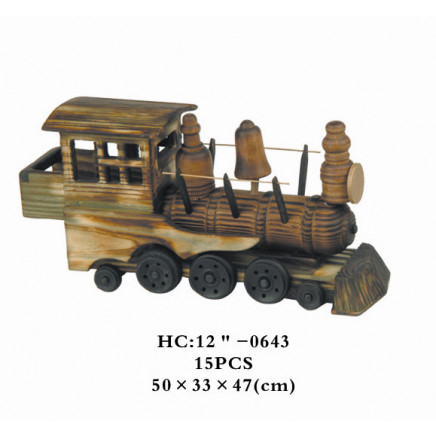 Train Model Wooden Toy for Adults and Kids (HC12''-0643)