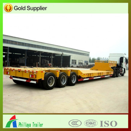 Tri-Axle 40-80tons Low Loder Low-Loader Trailer