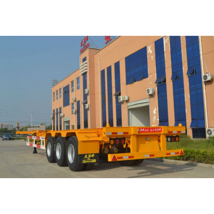 Tri-Axle 40ft Skeleton Container Semi Trailer