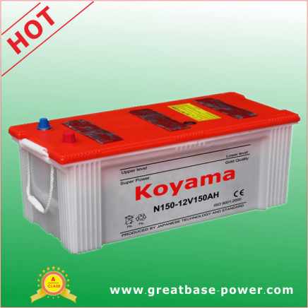 Truck Battery N150 Dry Charged Heavy Duty -12V150ah (145G51-N150)
