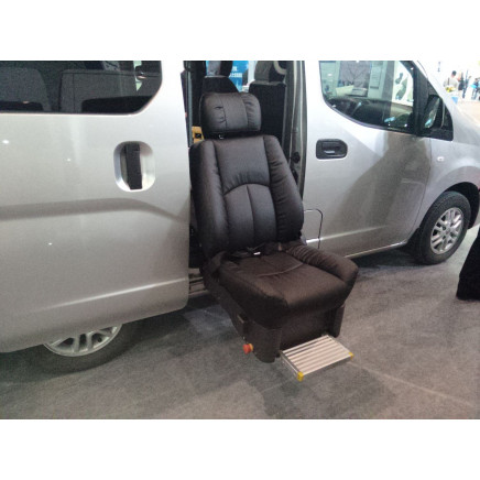 Turning and Lifting Car Seat Inside Vehicle