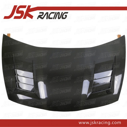 Type-R Js Racing Style Carbon Fiebr Hood for 2006-2011 Honda Civic Fn2 (JSK123005)
