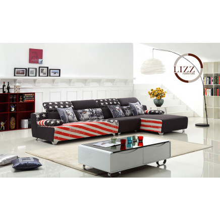 U. K. Home Fabric Sofa (LM30)