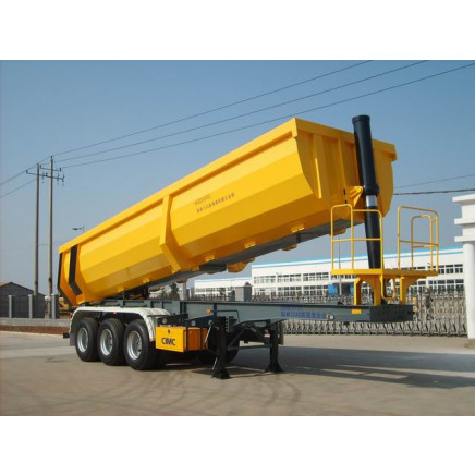 U Style Back Dump Semi Trailer 3axle
