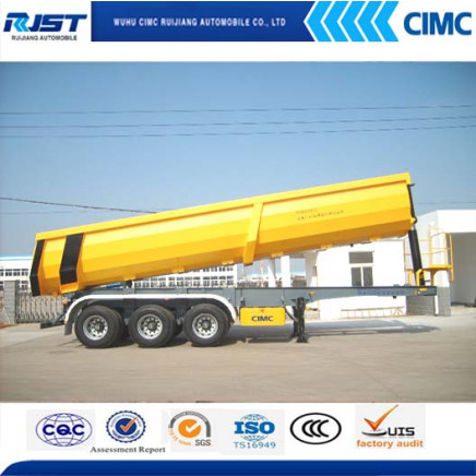 U Style Back Dump Semi Trailer