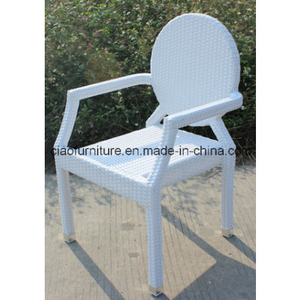 Unique Outdoor Furniture White Rattan Chair (CF1005C)