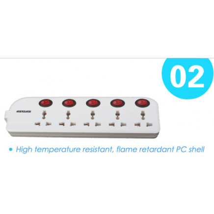 Universal Power Strip, Multiple Power Socket