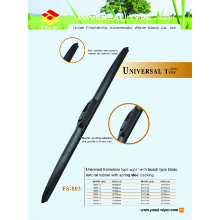 Universal Soft Wiper Blade
