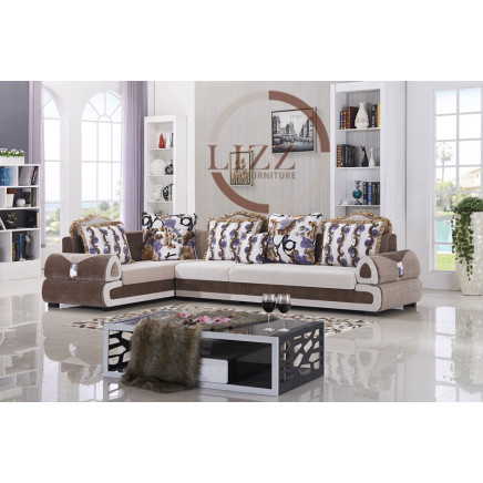 Upholstery Fabric Sofa Sofas (L. Md828#)