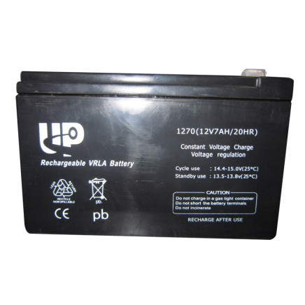Valve Regulated Lead Acid Battery 12V 7ah for UPS