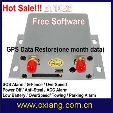 Vehicle GPS Tacker with Flash Memory (storge data while no GPRS)
