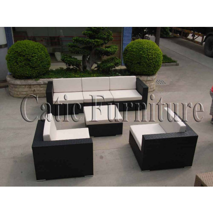 Vintage Garden Patio Wicker / Rattan Sofa Furniture Set - Outdoor Furniture (GS241)
