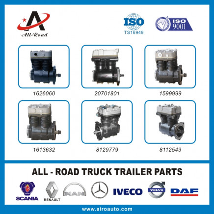 Volvo Truck Parts Compressor 1626060 20701801 1599999 1613632 8129779 8112543