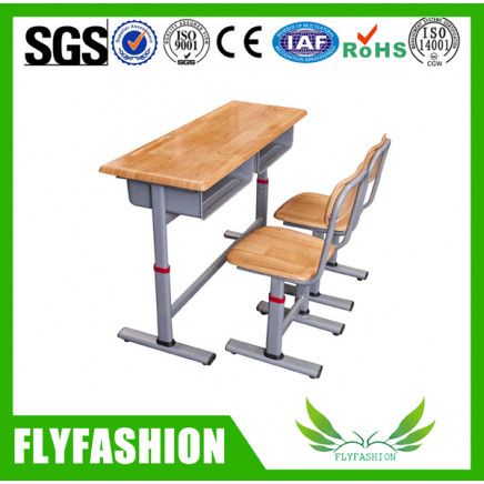 Werzalit Double School Furniture Student Desk and Chair
