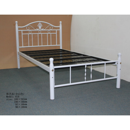 White Fashionable Popular Metal Painting Children Bed (618#)