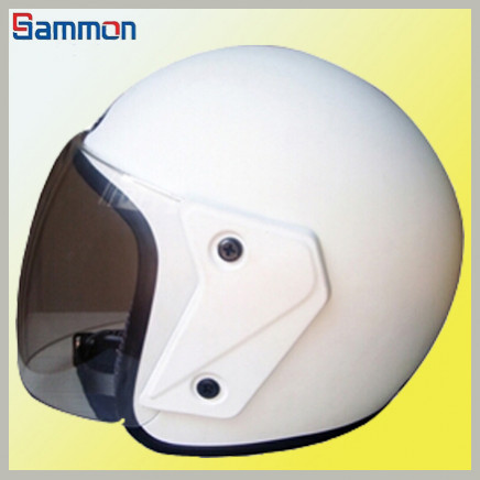 White Half Face Motorcycle Helmet (MH052)