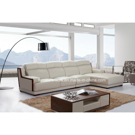 White House Furniture White Leather Sofa Set (SO62)
