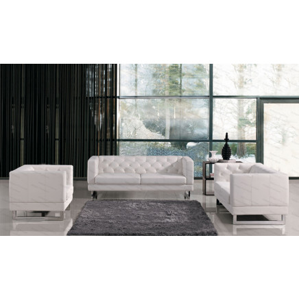 White Sofas Fabric Sofa Set (JP-sf-106)