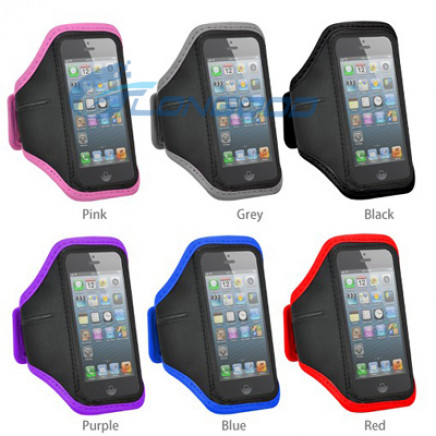 Wholesale Color Rubber Band Arm Jogging Armband for Cell Phone