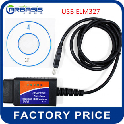 Wholesales OBD/Obdii Scanner Elm 327 Car Diagnostic Interface Scan Tool Elm327 USB