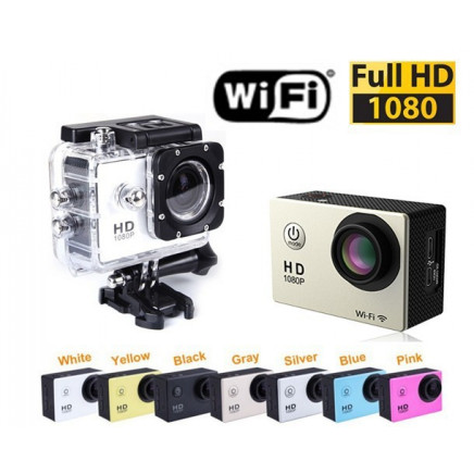 WiFi Waterproof Sports Camera 1080P Full HD 12MP Wireless Diving Mini DV Cam Camcorder Action Video Recorder for Gopro Style