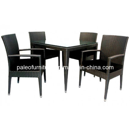 Wicker Dining Table and Chair (PAD-069)
