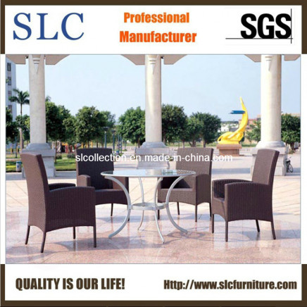 Wicker Table Set / Corner Dining Table and Chair Set/ Dining Table and Chair (SC-B1009)