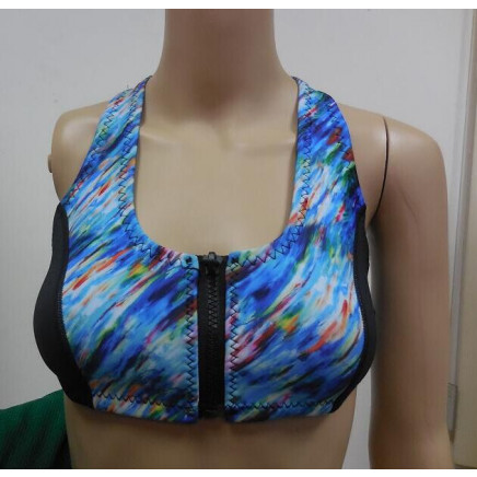 Wide Shoulder Strap Neoprene Bikini