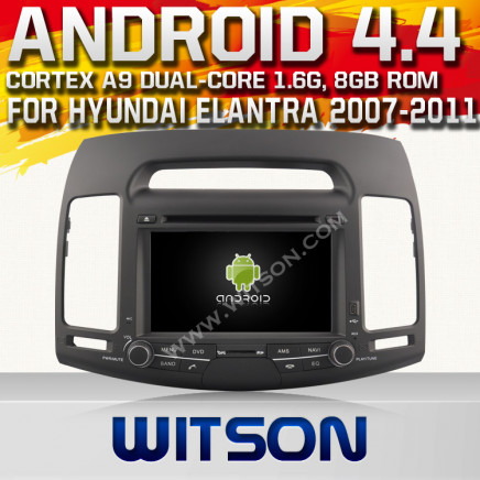Witson Android 4.4 Car DVD for Hyundai Elantra 2007-2011 with Chipset 1080P 8g ROM WiFi 3G Internet DVR Support