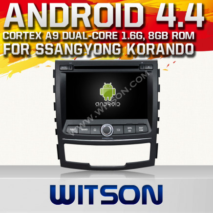 Witson Android 4.4 Car DVD for Ssangyong Korando 2010-2013 with A9 Chipset 1080P 8g ROM WiFi 3G Internet DVR Support