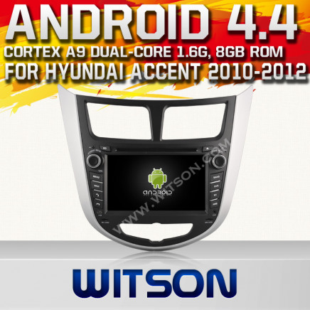 Witson Android O. S. 4.4 Version Car DVD for Hyundai Accent (W2-A9553Y)