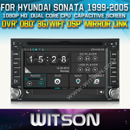 Witson Car DVD for Hyundai Sonata (W2-D8900Y)