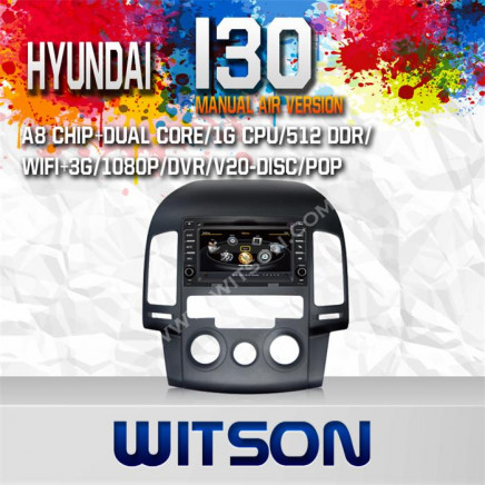 Witson Car DVD with GPS for Hyundai I30 2007-2011 Manual Air-Condition (W2-C024)