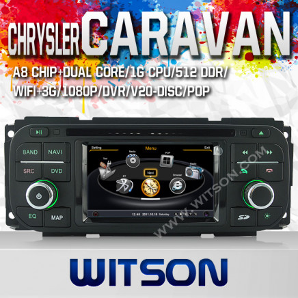 Witson Car Radio with GPS for Chrysler Grand Voyager Jeep Grand Cherokee 1999-2001 Grand Cherokee 2002-2004 Jeep Wrangler 2003-2006 (W2-C201)