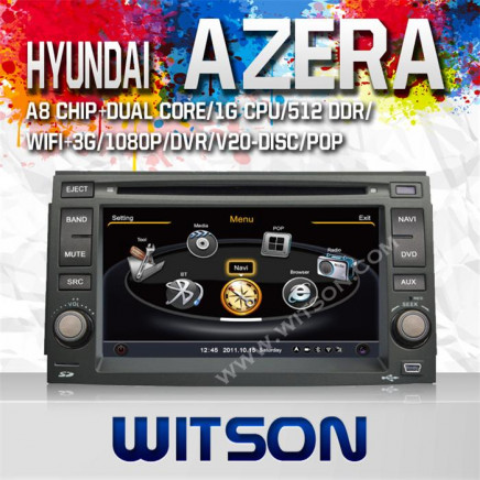 Witson Car Radio with GPS for Hyundai Azera, Grandeur (2005-2011)