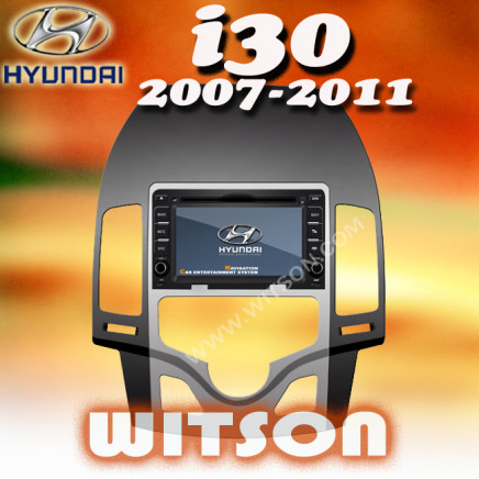 Witson Car Radio with GPS for Hyundai I30 (2007-2011) Auto Air-Condition