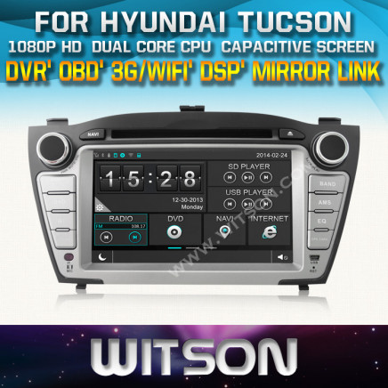 Witson Car Radio with GPS for Hyundai Tucson (W2-D8255Y)