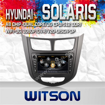 Witson Car Radio with GPS for Hyundai Verna//Solaris/Accent 2010-2012 W2-C067