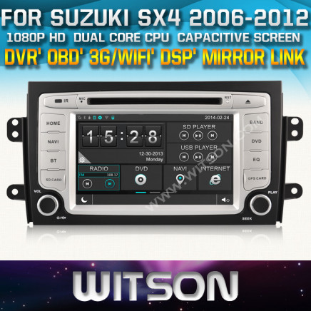 Witson Car Radio with GPS for Suzuki Sx4 (2006-2012) W2-D8657X