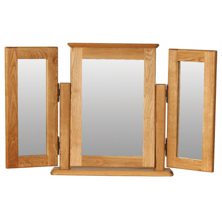 Wood Frame Dressing Mirror with Oak Frame