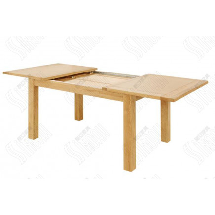 Wooden Furniture Contemporary Cambridge Clean Oak Dining Table, Oak Extending Table (CO9118)