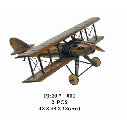 Wooden Toy Plane Model for Adults and Kids