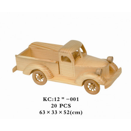 Wooden Toy Truck Model for Adults and Kids