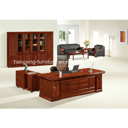 Wooden Veneer Executive Table / Chinese Manager Desk Furniture / Modern Computer Desk