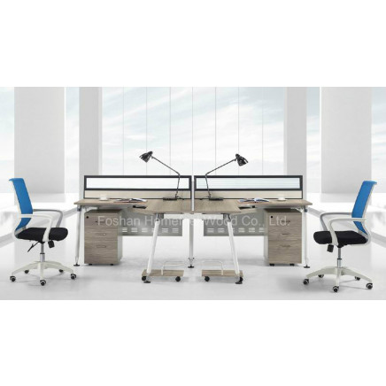 Workstation with Desk Top Partition and Pedestal (HF-CA002)