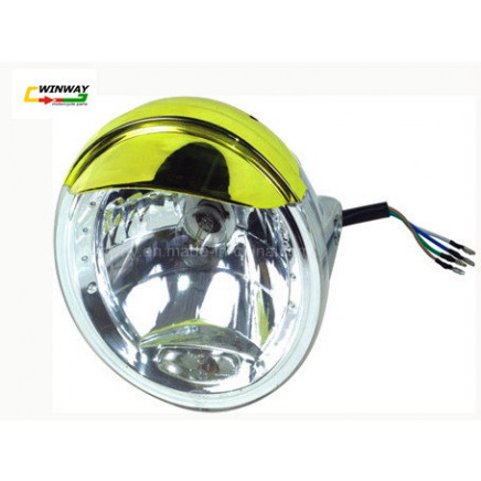 Ww-7131 Cm125, Motorcycle Head Light, , Golden Cover, Motorcycle Part